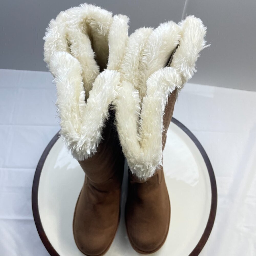 Makalu Brown Suede Boots Size 10 - Picture 5 of 12